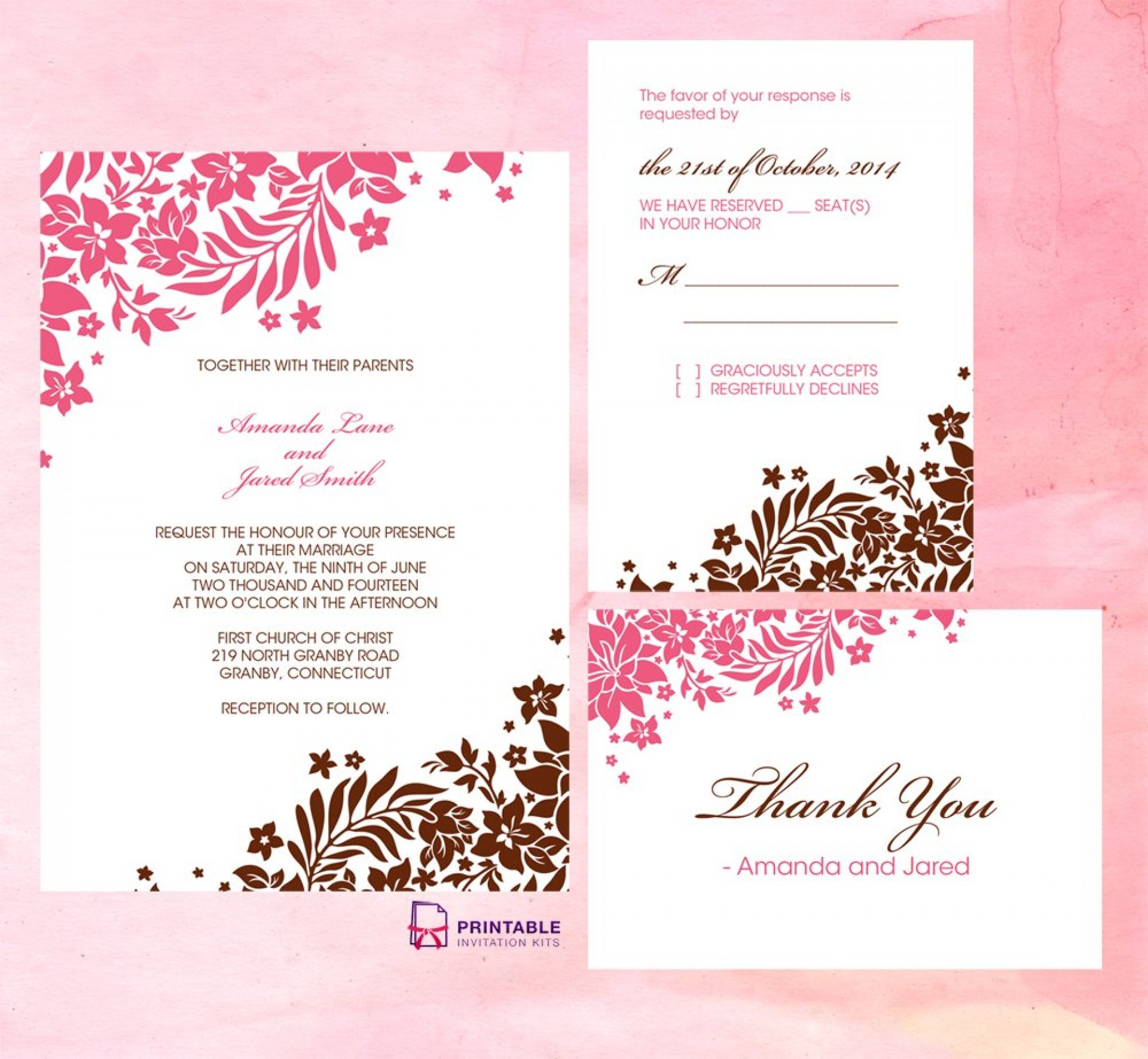 Wedding Invitation Template Download