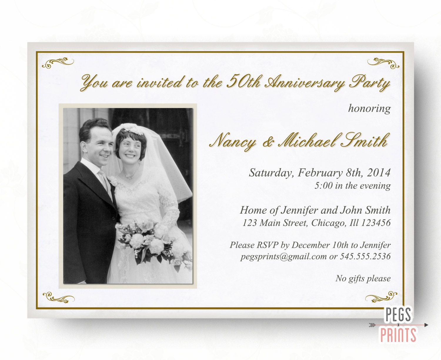 27+ Excellent Image of 25Th Wedding Anniversary Invitations ...