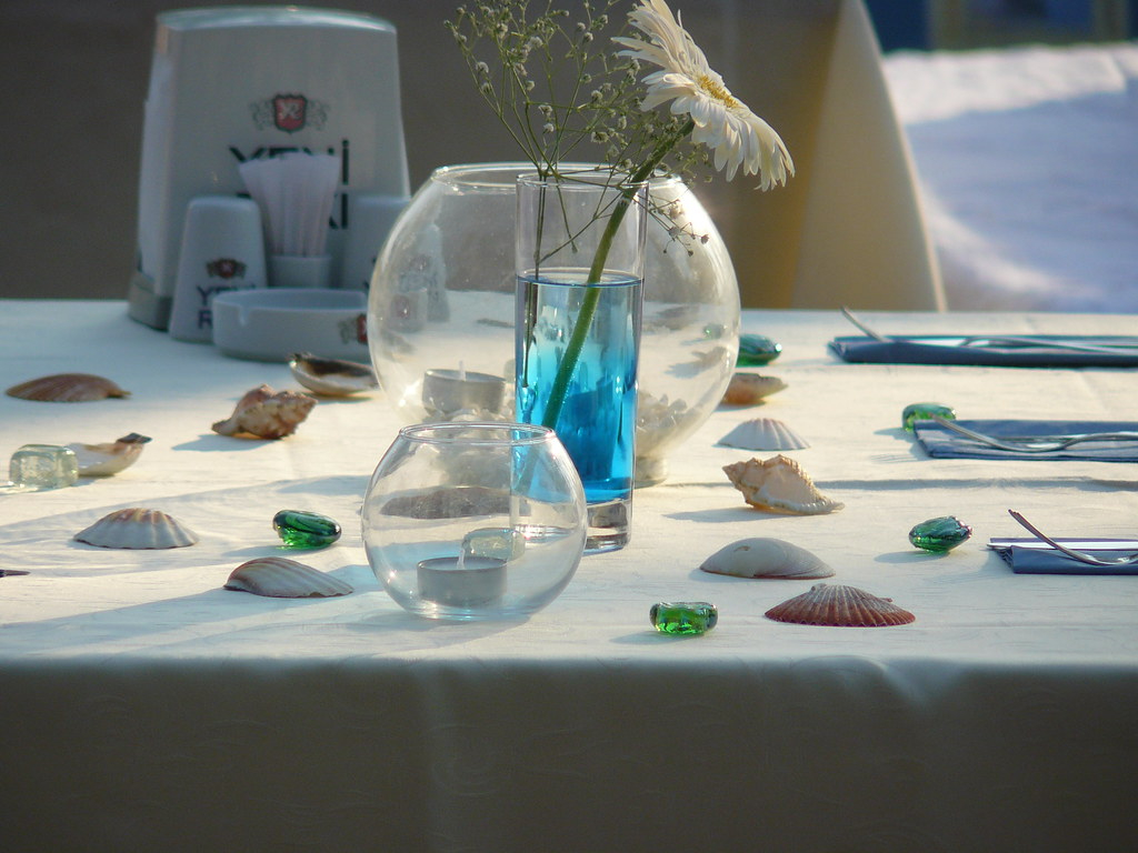 Beach Wedding Table Decorations Beach Wedding Table Decorations Wendy