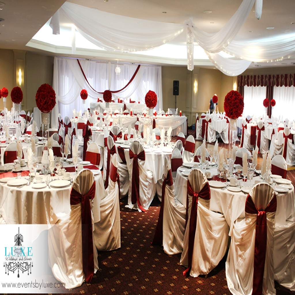 Burgundy Wedding Decorations Burgundy Wedding Decorations And White 