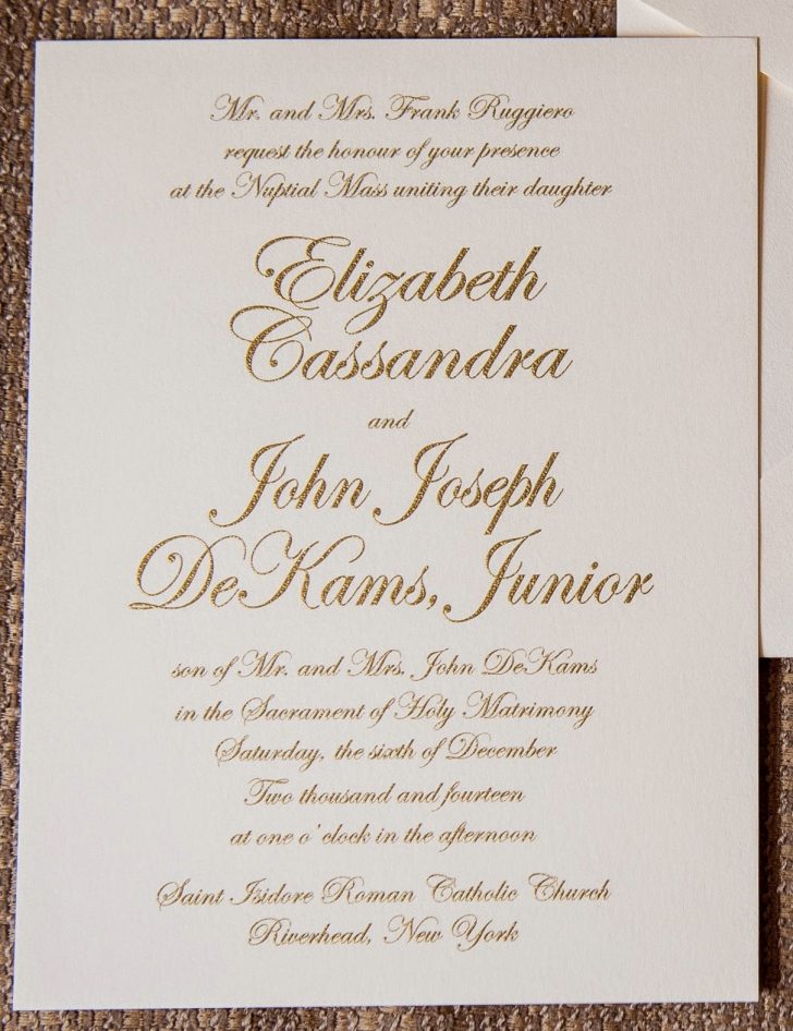 Catholic Wedding Invitations Wedding Invitation Wording Catholic In