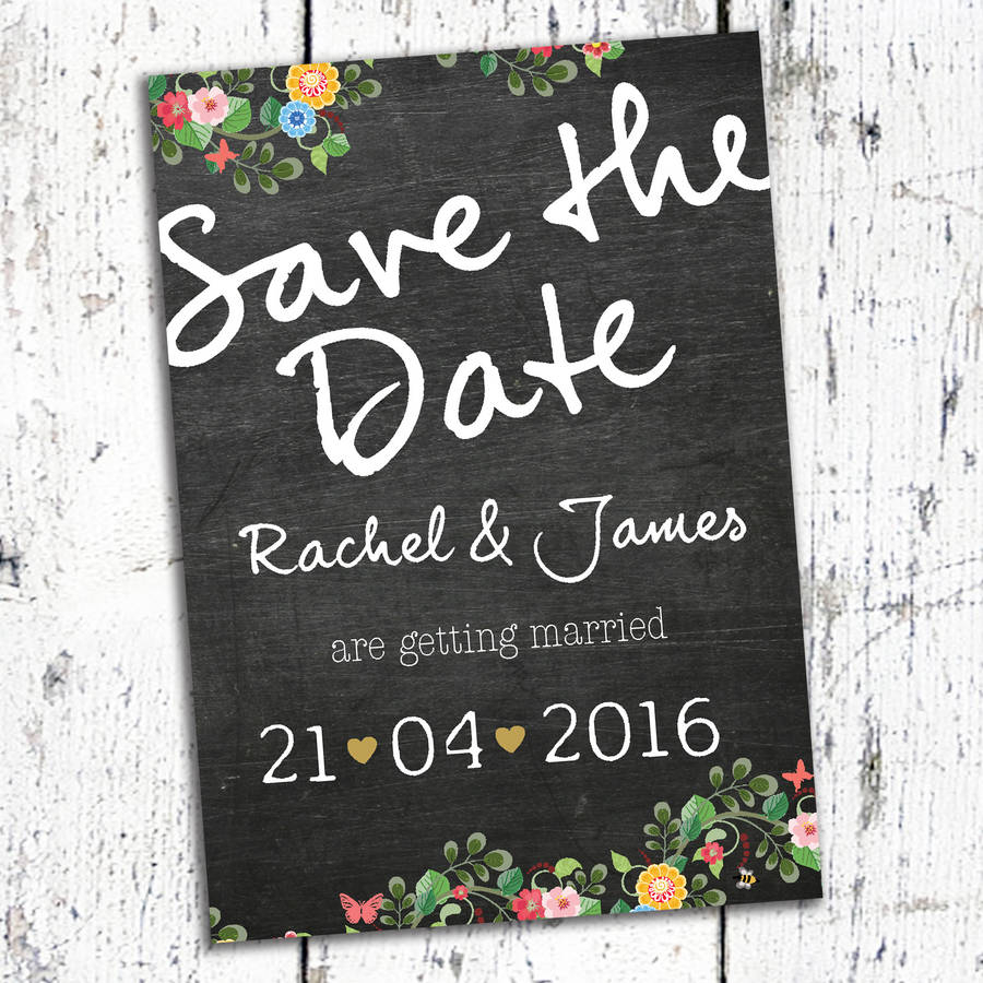 25+ Marvelous Picture Of Chalkboard Wedding Invitations - Denchaihosp.com