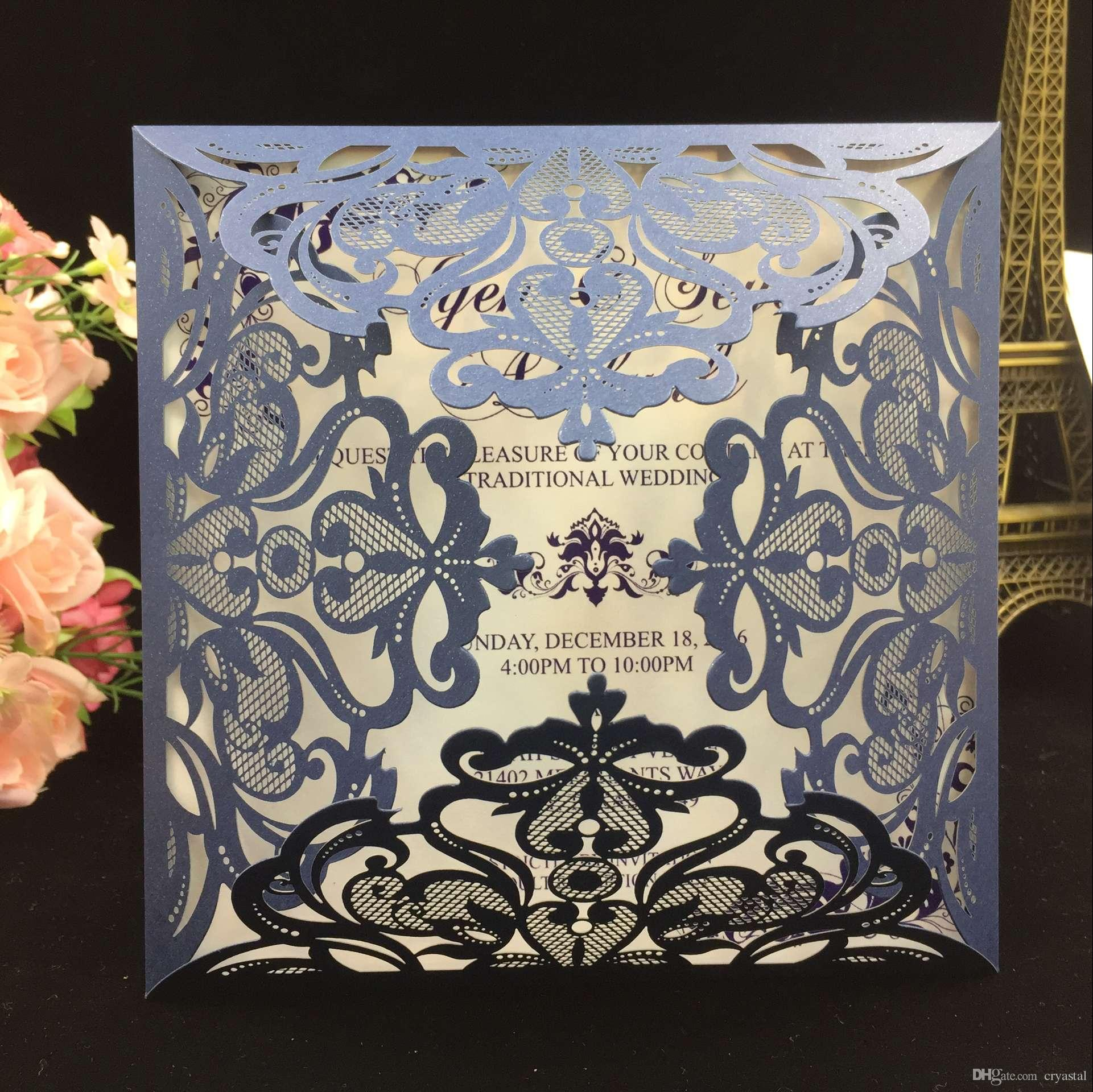 32+ Excellent Picture of Cheap Laser Cut Wedding Invitations