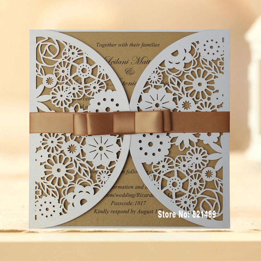 32+ Excellent Picture of Cheap Laser Cut Wedding Invitations