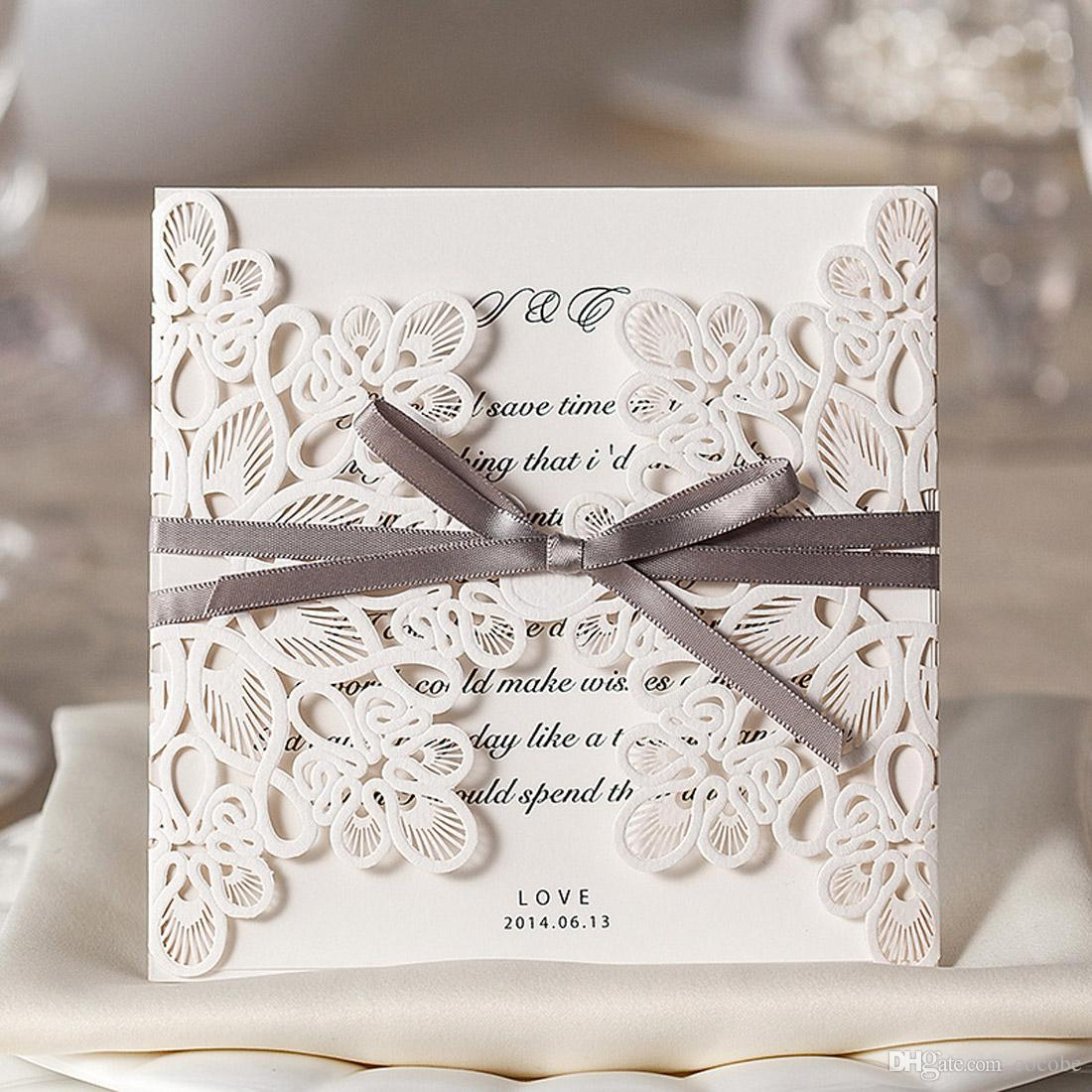 32+ Excellent Picture of Cheap Laser Cut Wedding Invitations