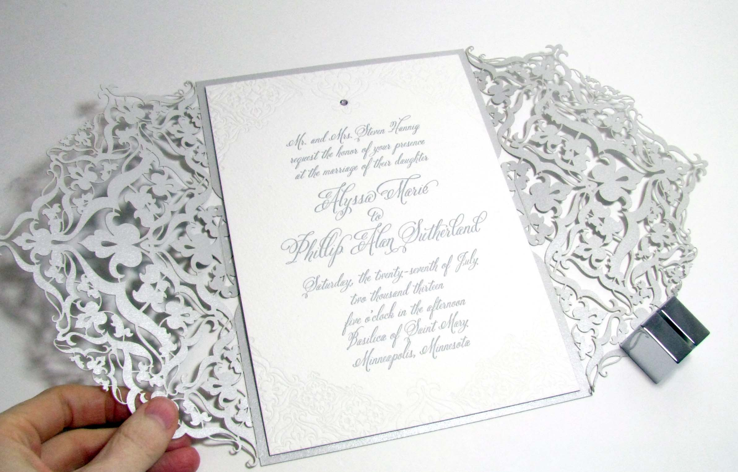 32+ Excellent Picture of Cheap Laser Cut Wedding Invitations