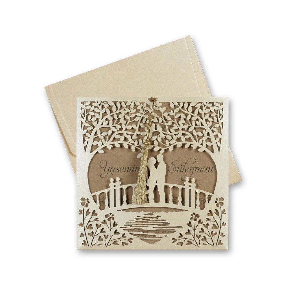 32+ Excellent Picture of Cheap Laser Cut Wedding Invitations