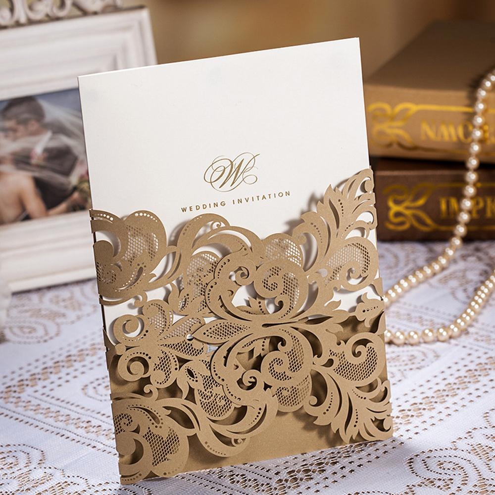 32+ Excellent Picture of Cheap Laser Cut Wedding Invitations