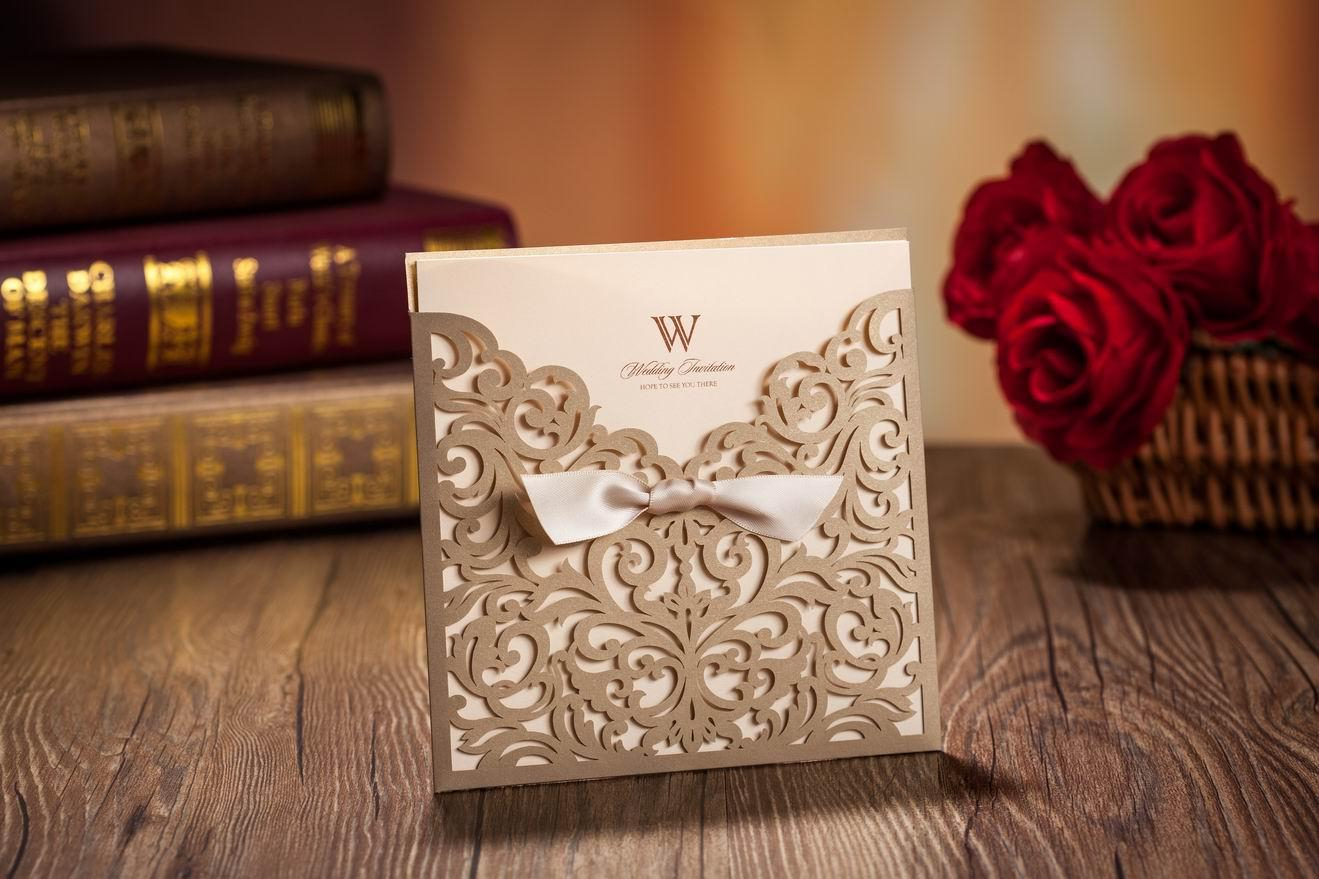 32+ Excellent Picture of Cheap Laser Cut Wedding Invitations