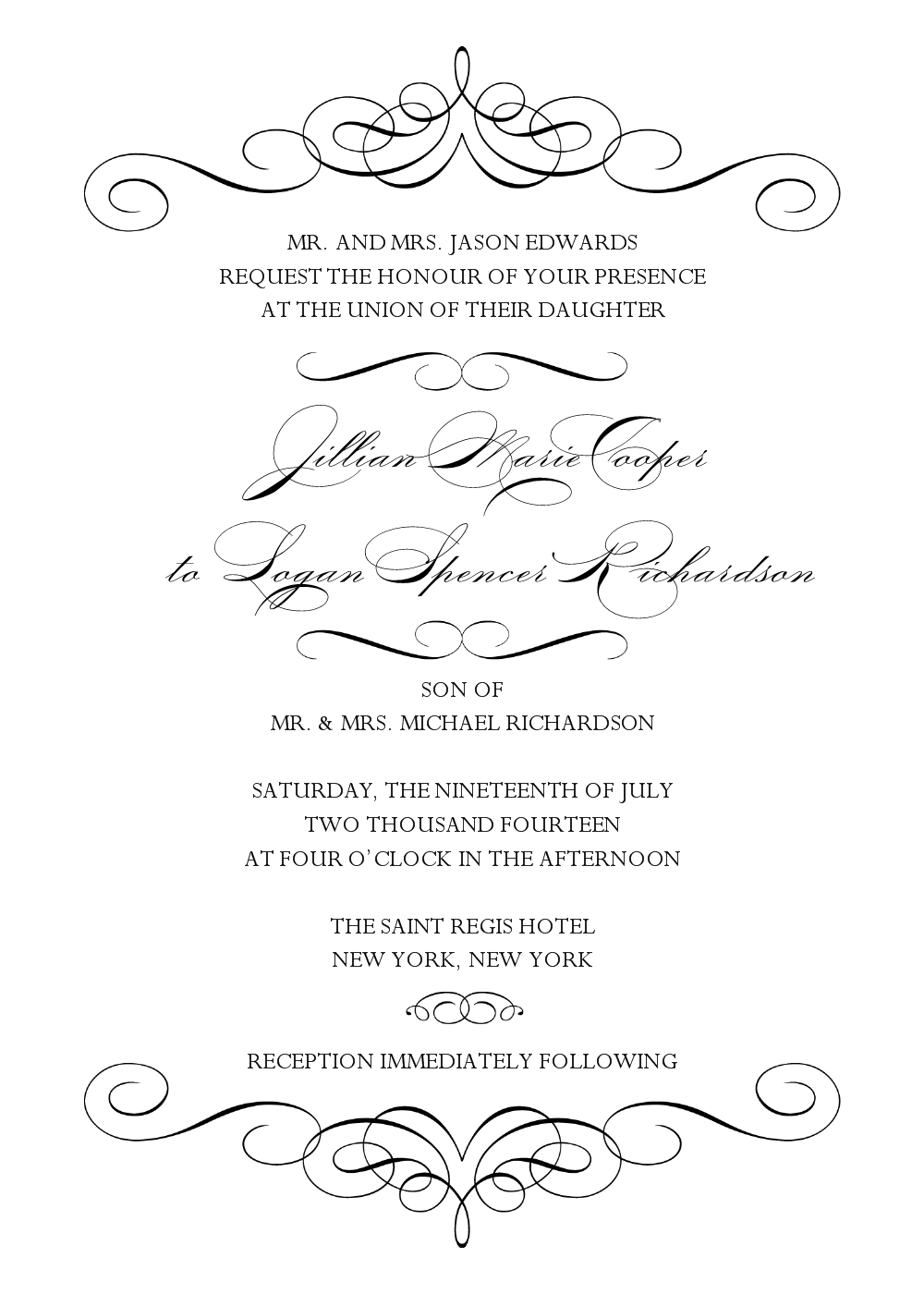 Free Printable Wedding Invitation Templates Download Creative Of ...