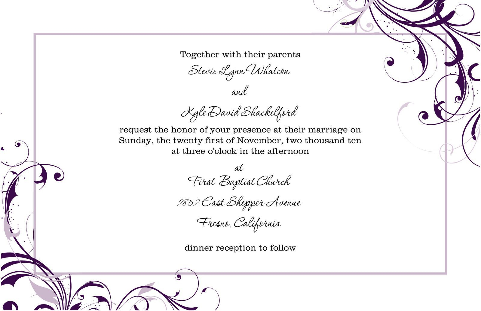 32+ Inspiration Image of Free Wedding Invitation Printables ...