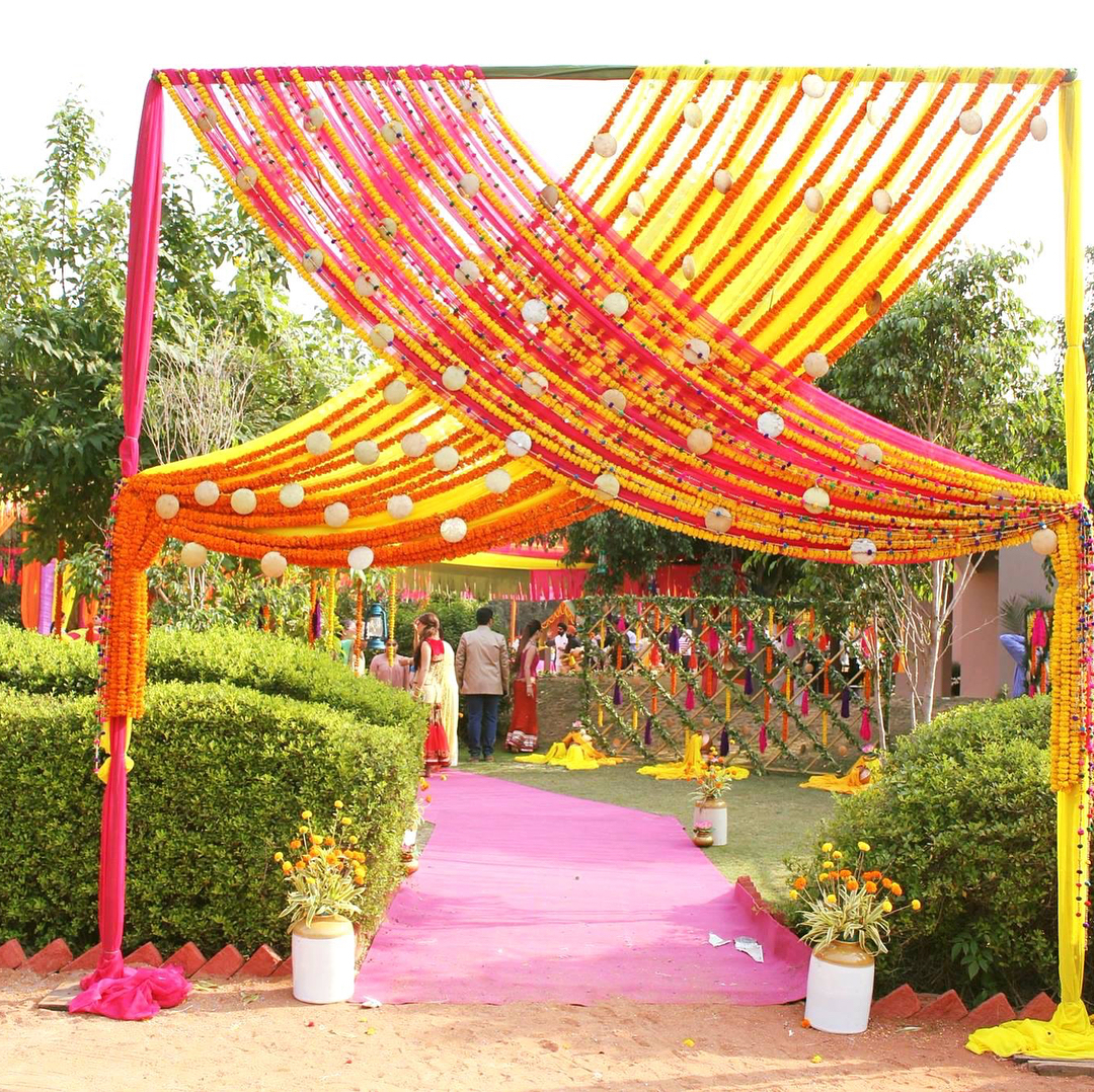 Indian Wedding Decoration 25 Fun Fab Mehendi Decor Ideas From Real