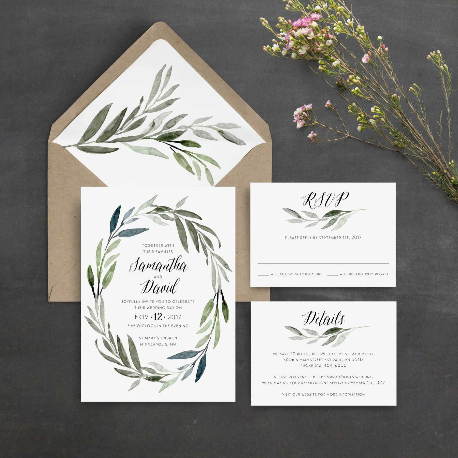 32+ Beautiful Picture of Nature Wedding Invitations - denchaihosp.com