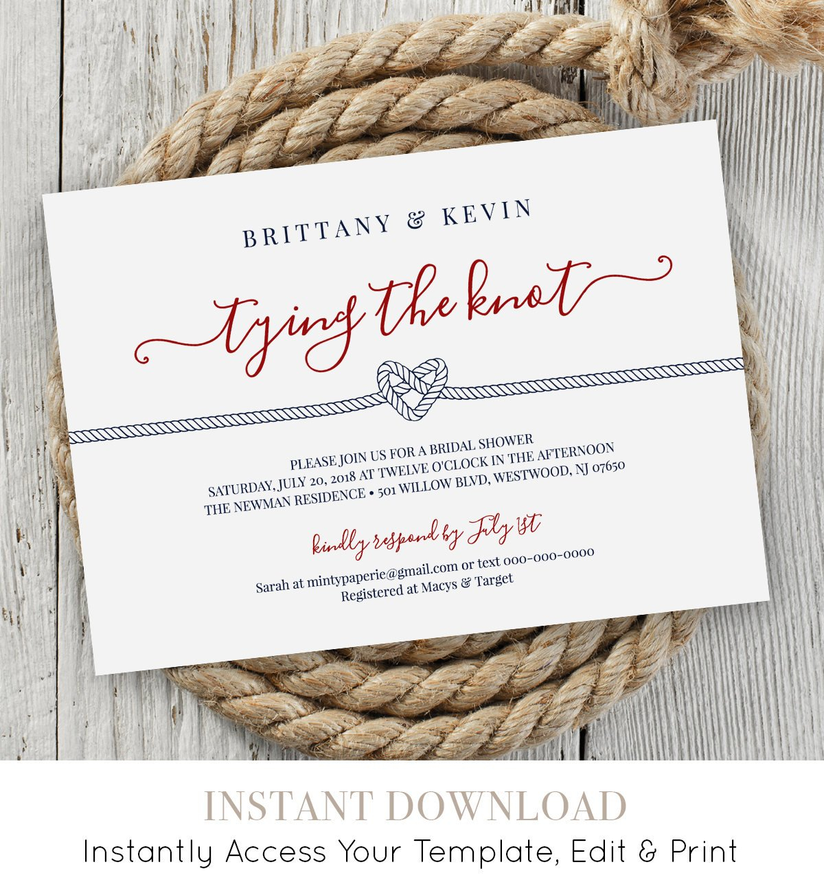 24+ Exclusive Picture of Nautical Wedding Invitation Template - denchaihosp.com