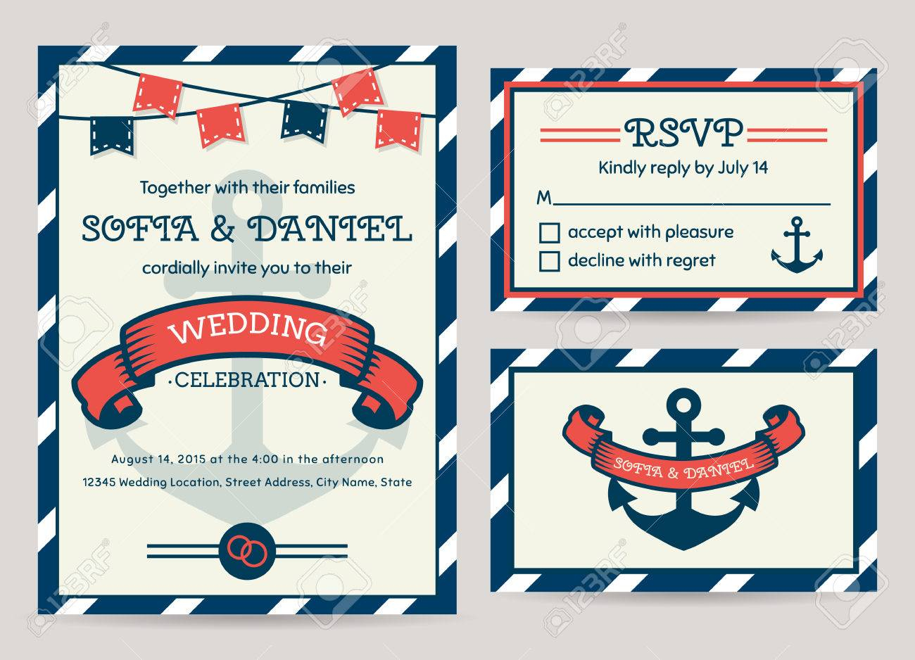 24+ Exclusive Picture of Nautical Wedding Invitation Template - denchaihosp.com