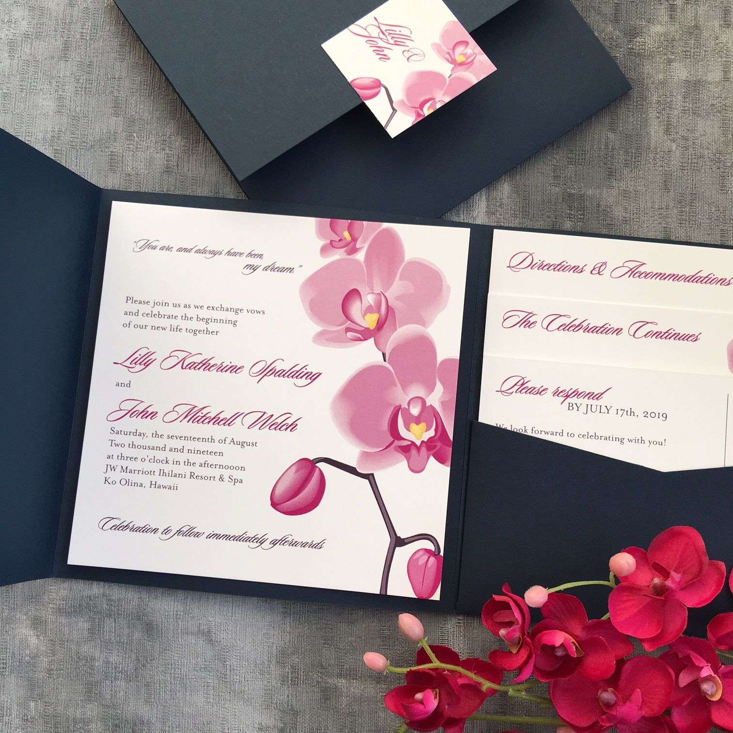 32+ Excellent Picture Of Orchid Wedding Invitations - Denchaihosp.com