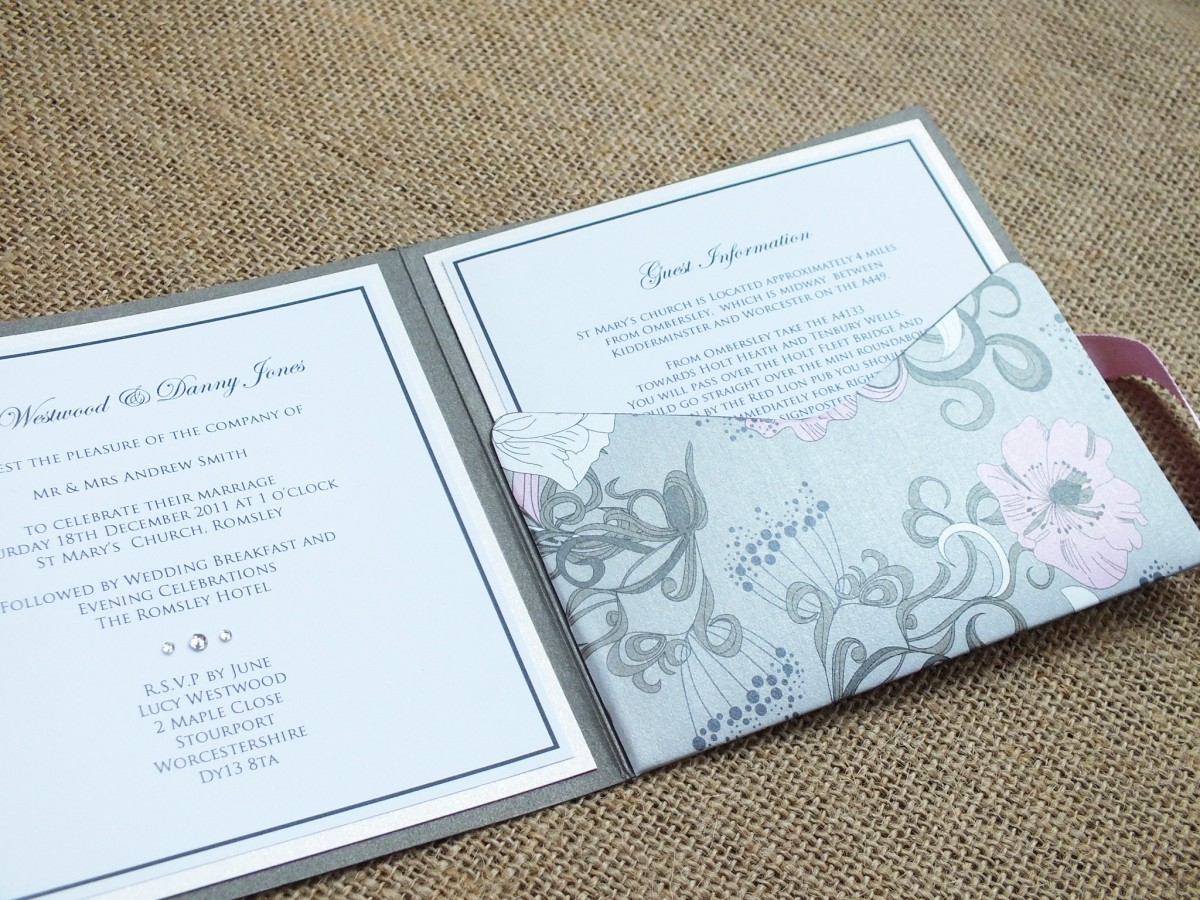 27+ Beautiful Picture of Pocketfold Wedding Invitations - denchaihosp.com