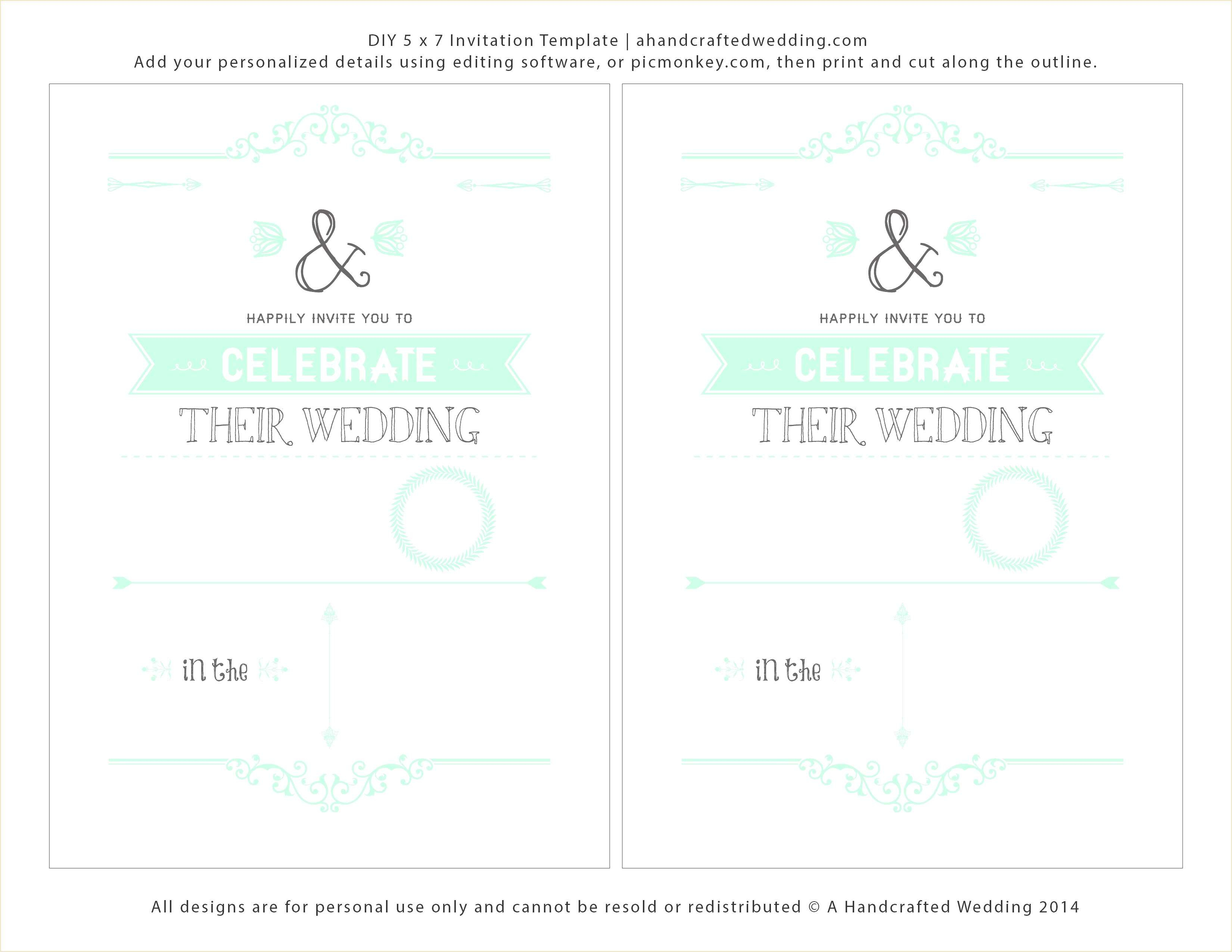 32+ Amazing Photo of Print At Home Wedding Invitations - denchaihosp.com