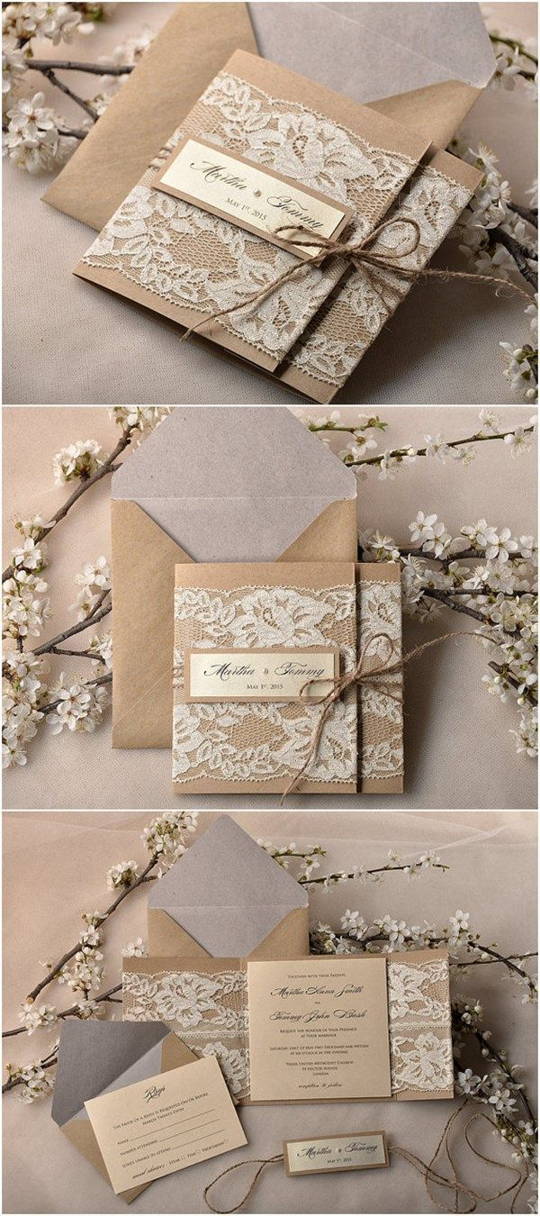 25+ Inspiration Image of Rustic Wedding Invitation Kits - denchaihosp.com