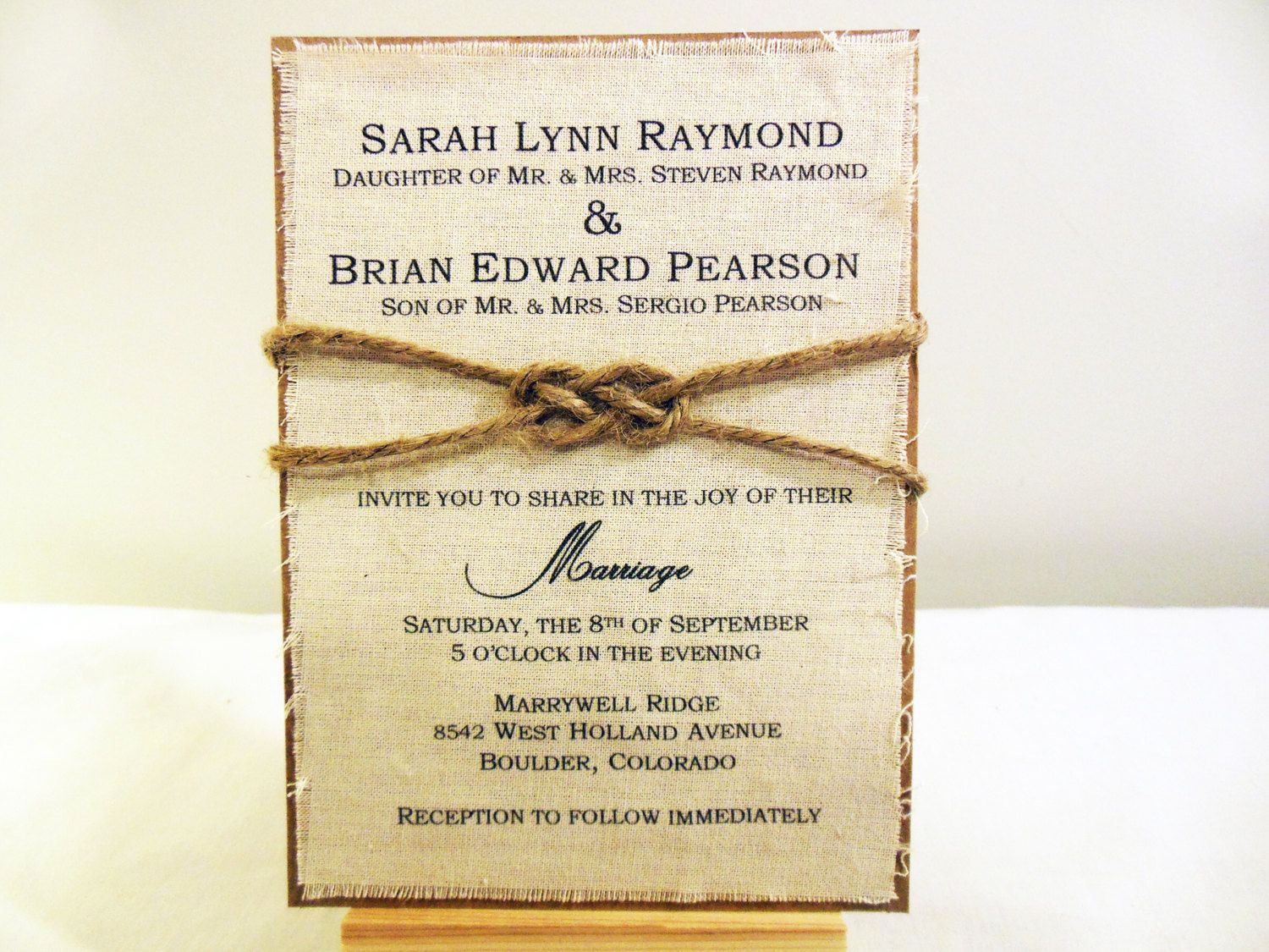 25+ Inspiration Image of Rustic Wedding Invitation Kits