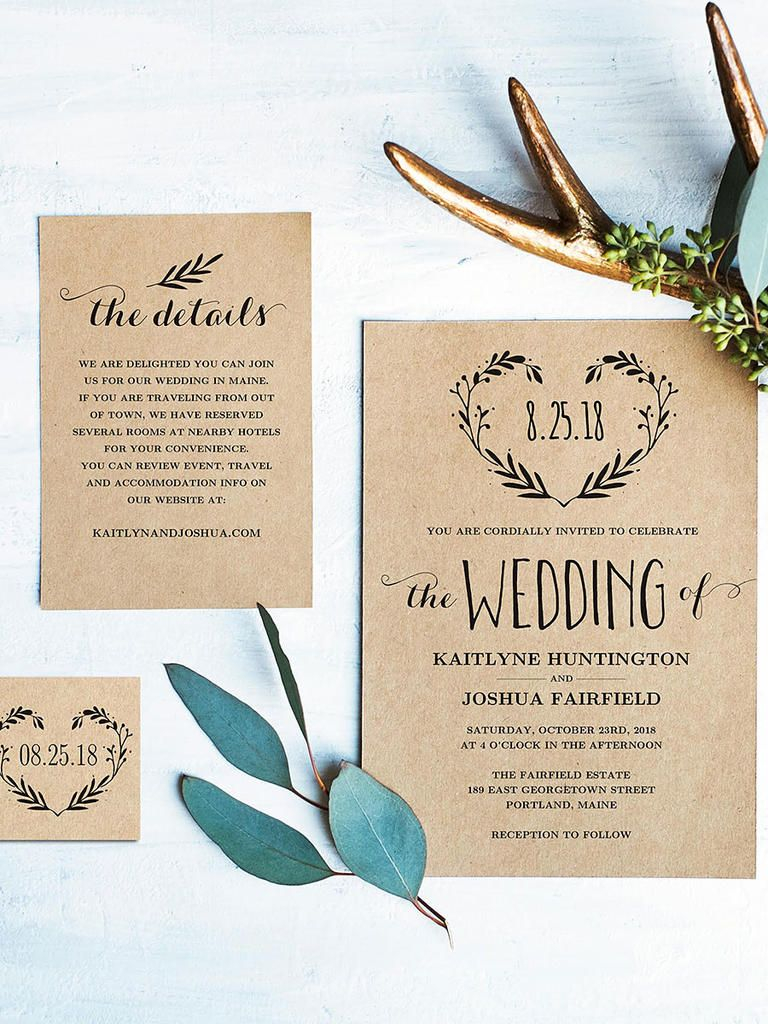 Rustic Wedding Invitations Templates 16 Printable Wedding Invitation Templates You Can Diy Wedding