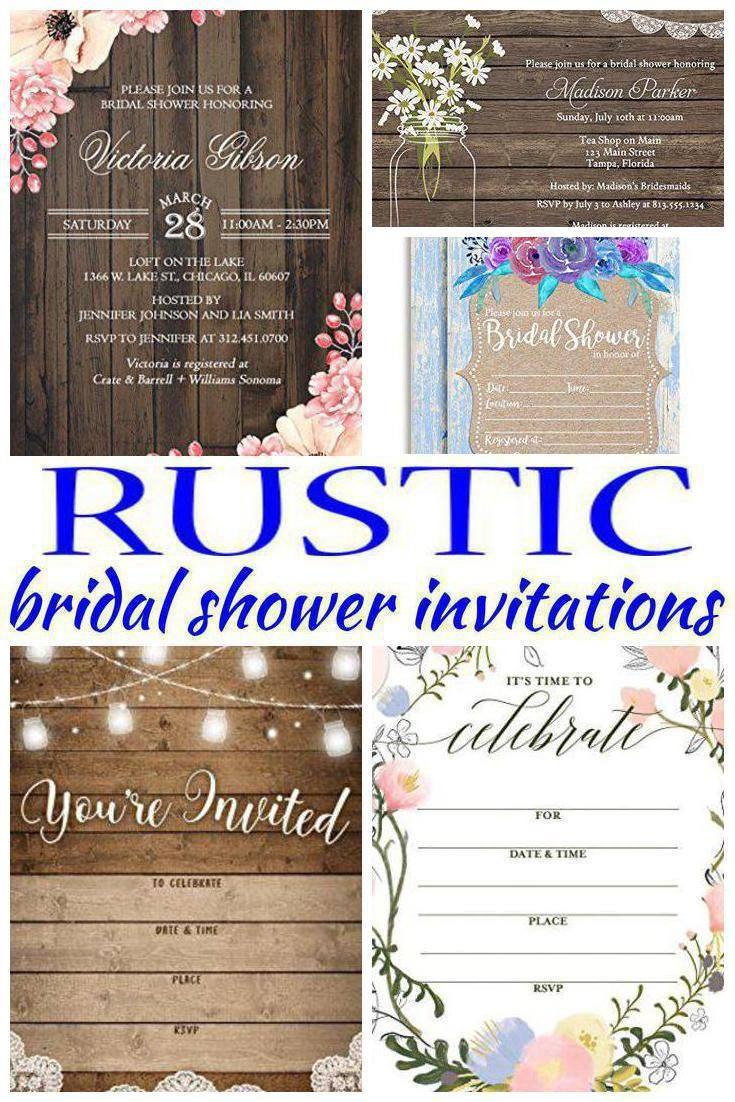 30+ Great Photo of Rustic Wedding Shower Invitations - denchaihosp.com