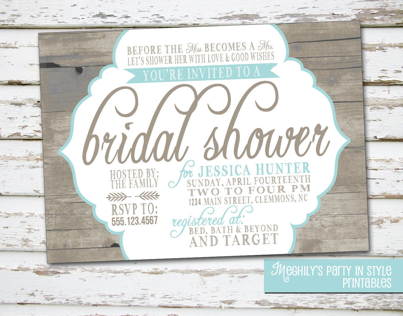 Rustic Wedding Shower Invitations Rustic Country Wedding Shower Ideas Country Rustic Theme Bridal