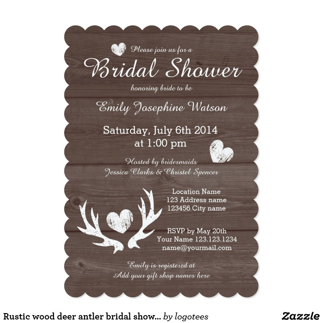 30+ Great Photo of Rustic Wedding Shower Invitations - denchaihosp.com