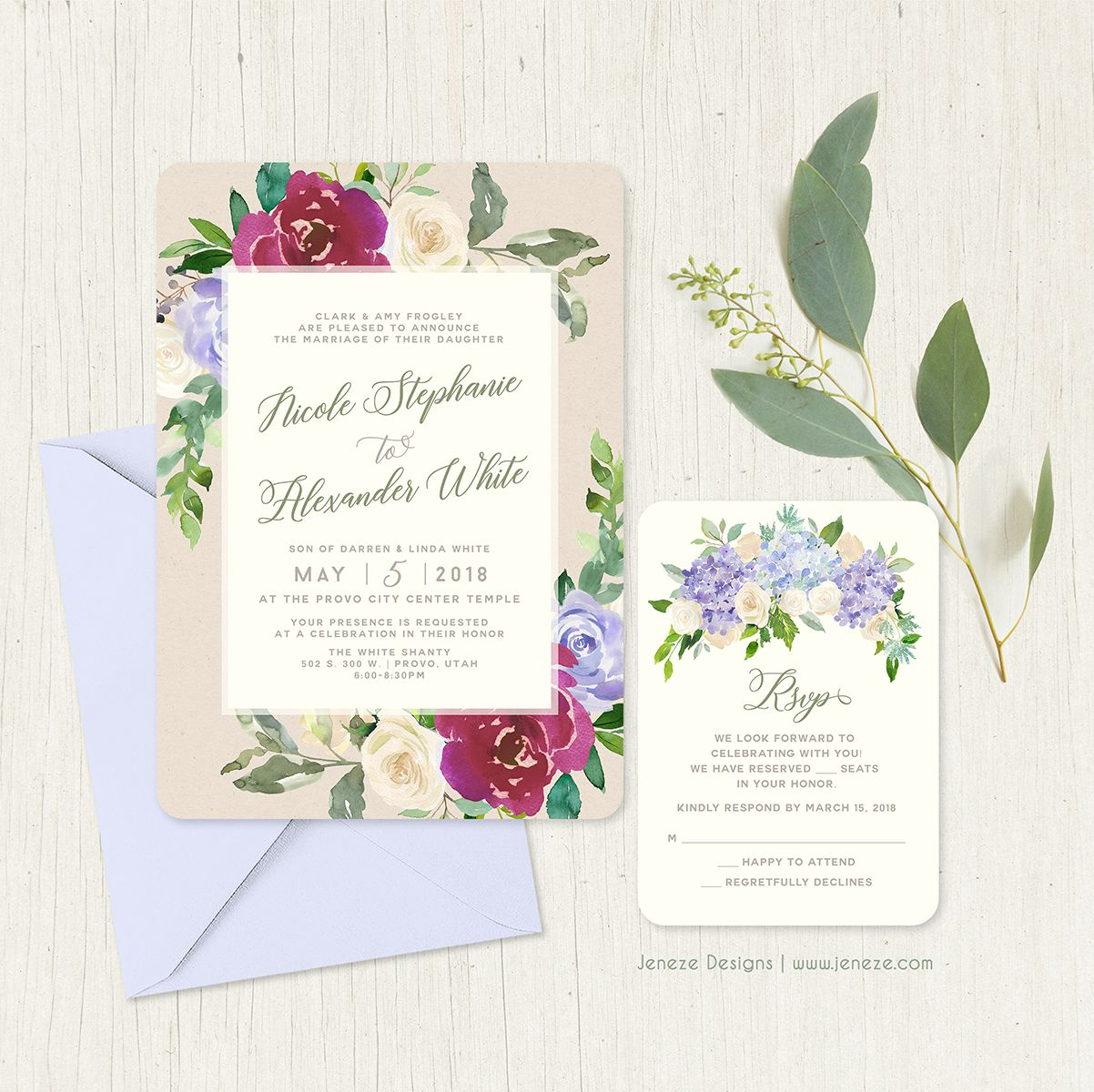 30+ Great Image of Spring Wedding Invitations - denchaihosp.com