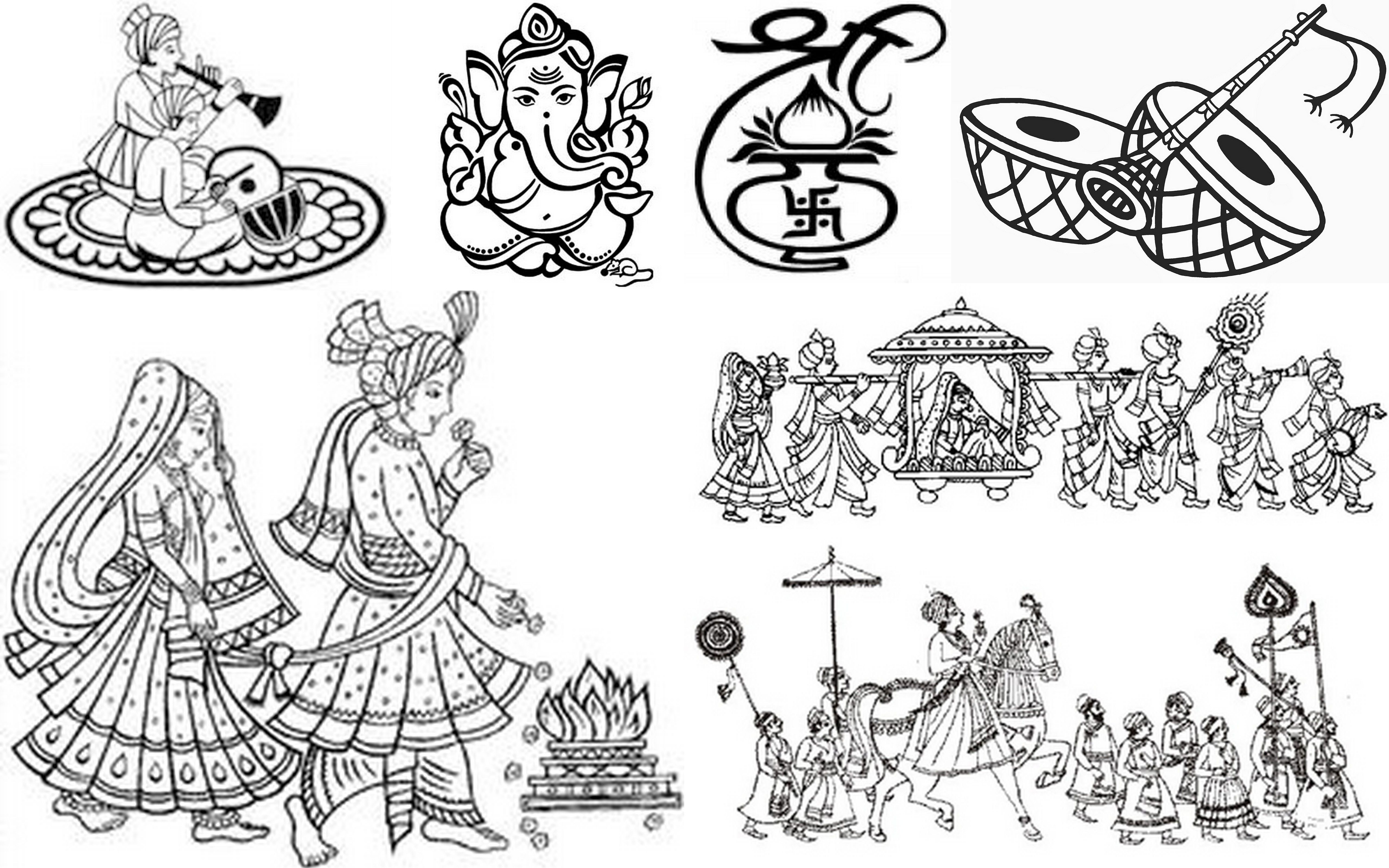 Symbols For Wedding Invitations Wedding Invitation Symbols New Clipart For Hindu Wedding Sanjay