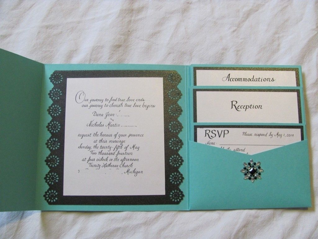 Teal Wedding Invitations Kits Blank Wedding Invitation Kits Check More Image At Httpbrilliant