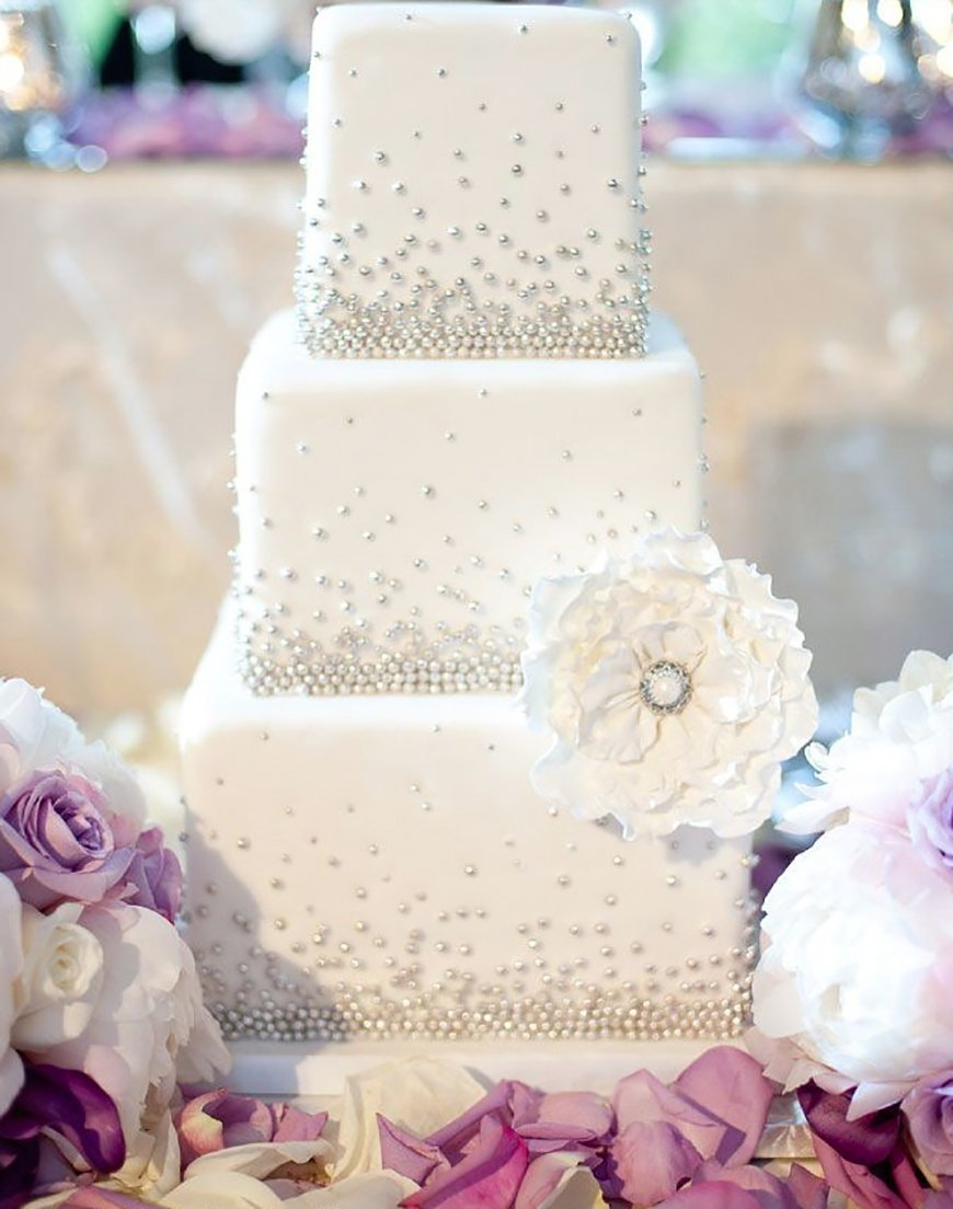 25+ Wonderful Photo of Wedding Cake Pearl Decorations - denchaihosp.com