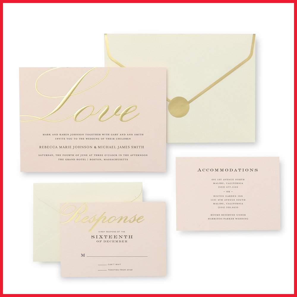 32+ Elegant Photo of Wedding Invitations Staples