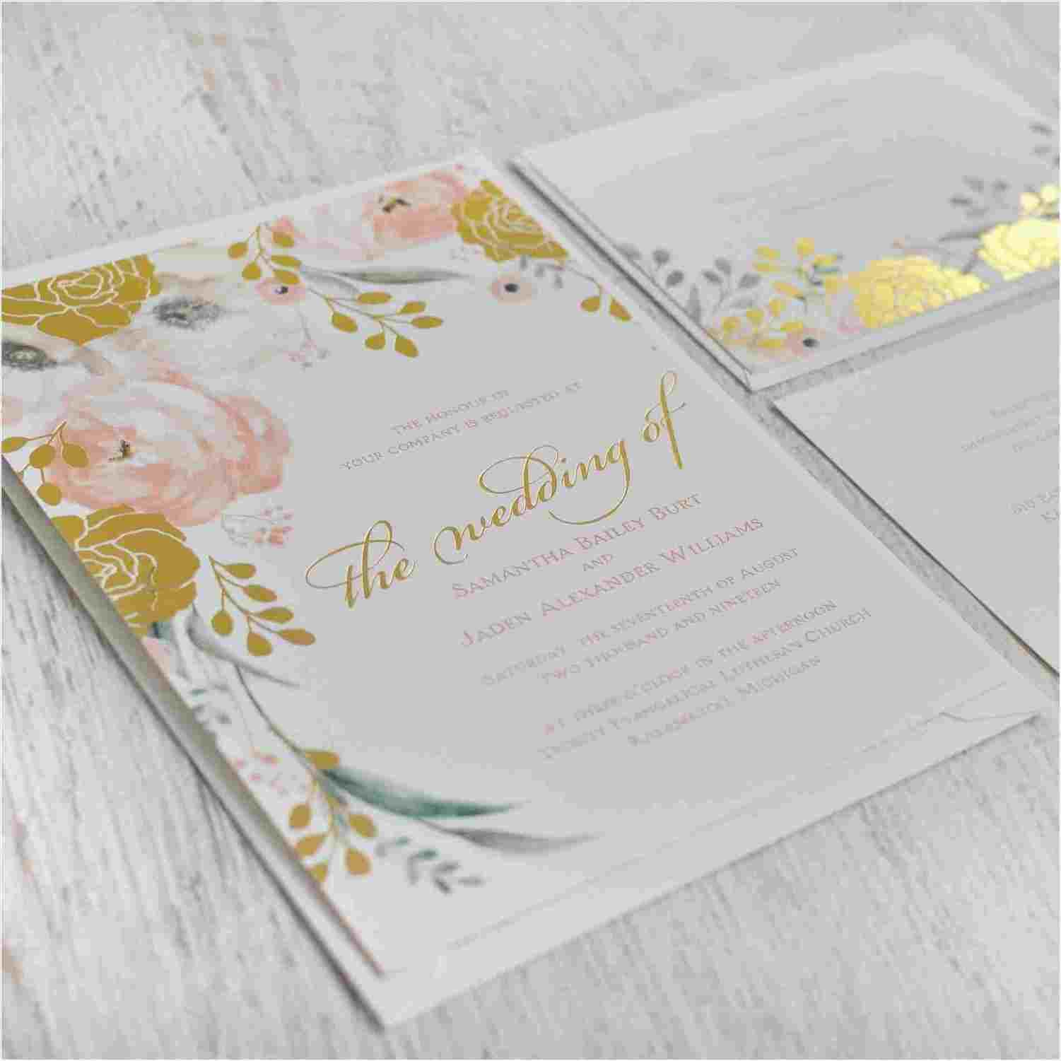 32+ Elegant Photo of Wedding Invitations Staples