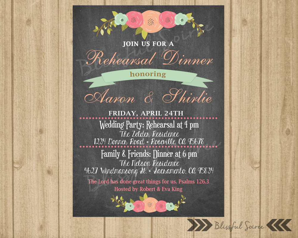 25+ Exclusive Photo of Wedding Rehearsal Dinner Invitations ...