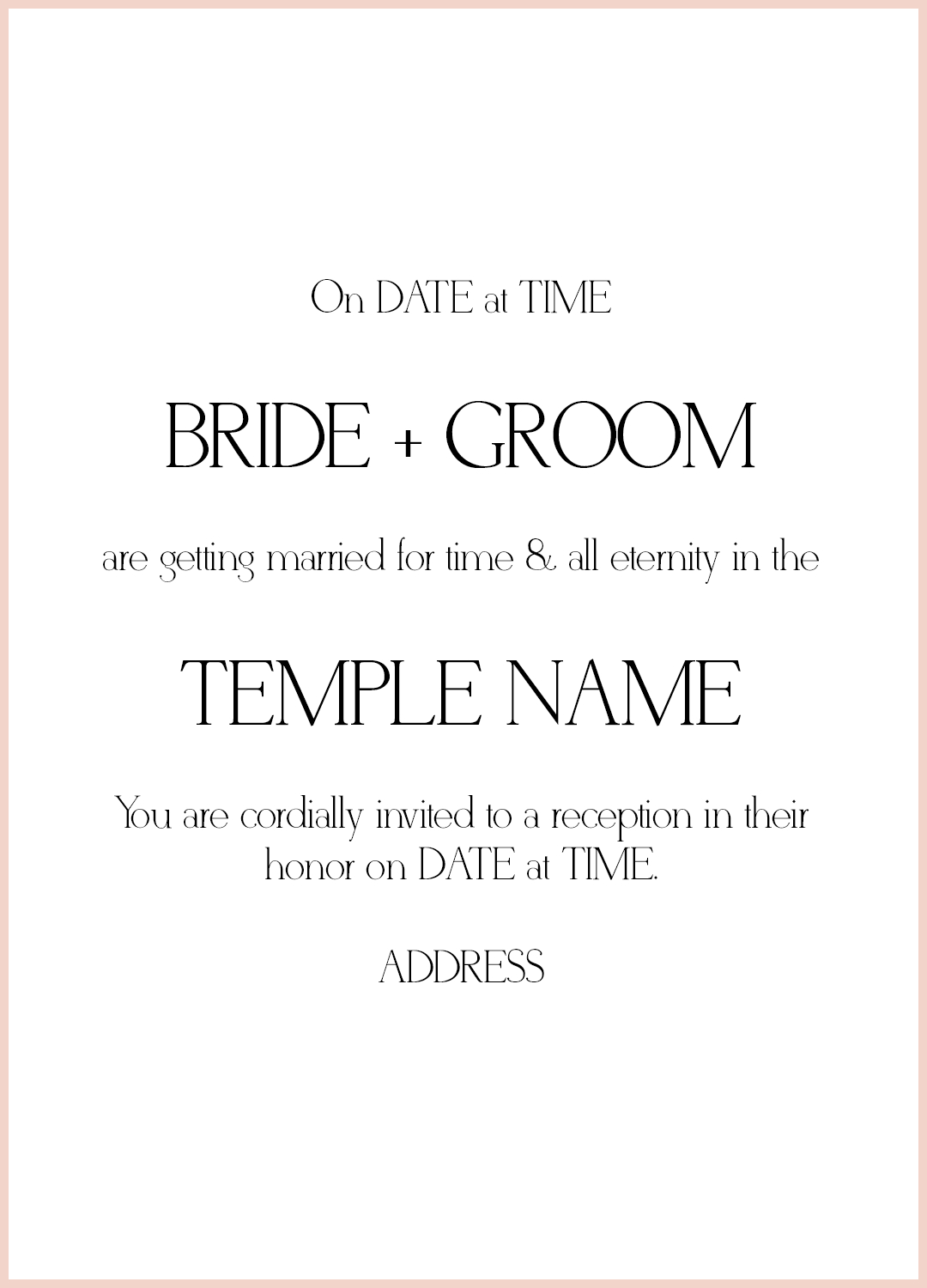 27+ Elegant Picture of Wording On Wedding Invitations - denchaihosp.com